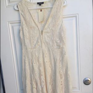 Sleeveless White Crochet Dress Wishlist Dress